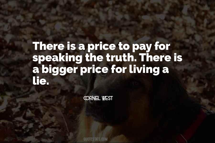 Quotes About Living The Truth #335491