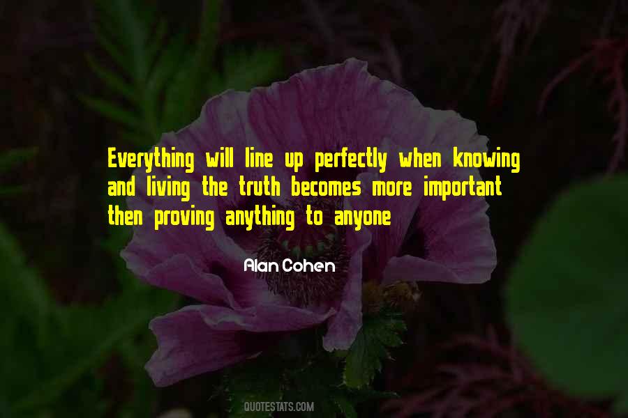 Quotes About Living The Truth #370292