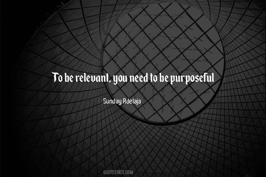 Be Relevant Quotes #1620965