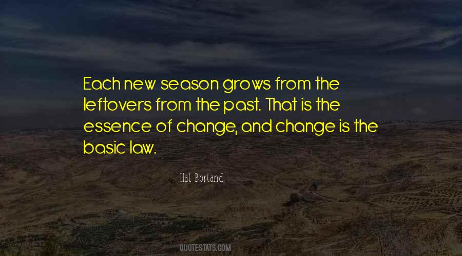 Change Of Season Quotes #1818494