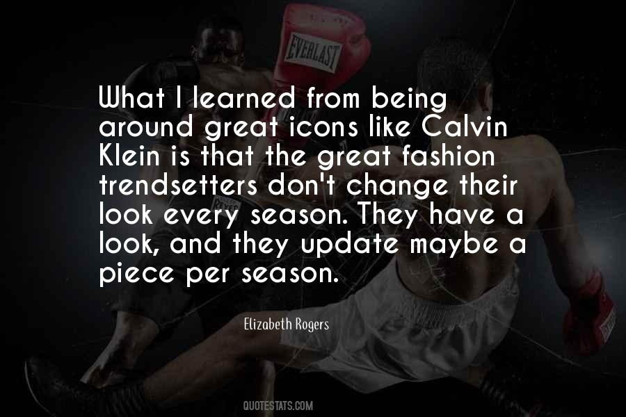 Change Of Season Quotes #358257