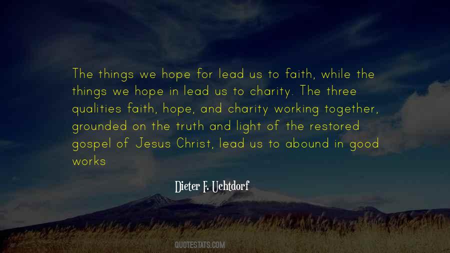 Quotes About Faith In Jesus Christ #263470