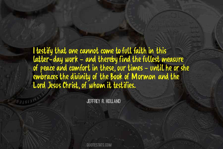 Quotes About Faith In Jesus Christ #588244