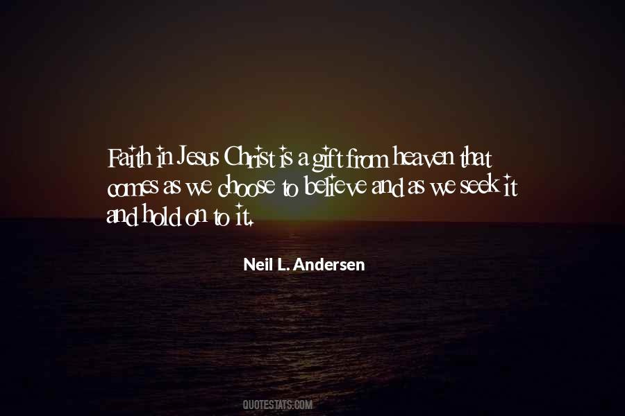 Quotes About Faith In Jesus Christ #905007