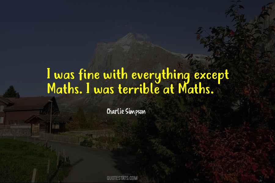 Quotes About Maths #1647295