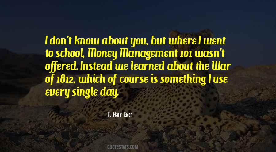 Quotes About Management Of Money #720907
