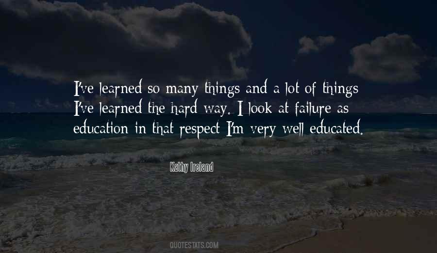 Quotes About Failure Of Education #1554672