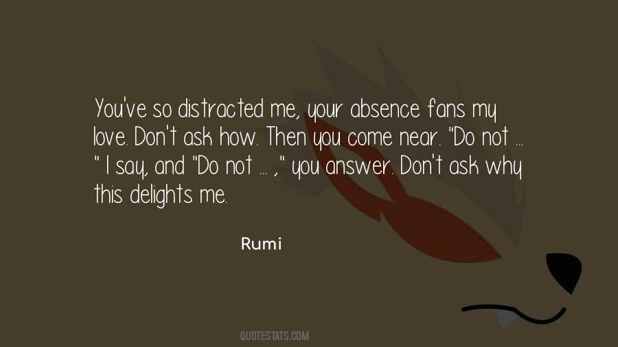 Quotes About Absence And Love #215741