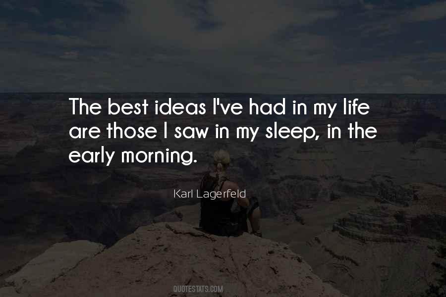 Quotes About Early Morning #37837
