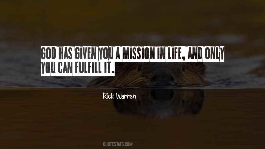 Quotes About Life Mission #115522