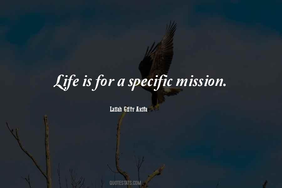 Quotes About Life Mission #165814