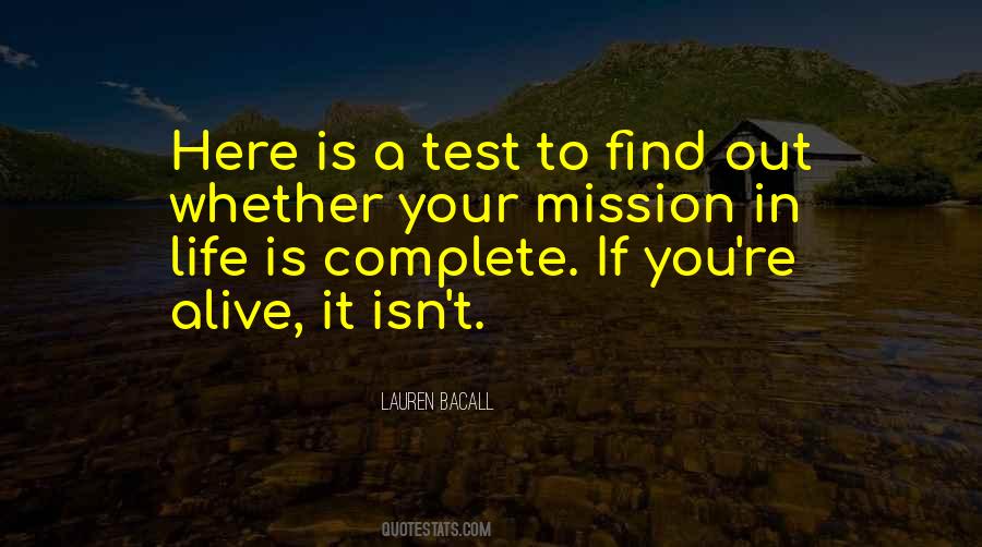 Quotes About Life Mission #31053