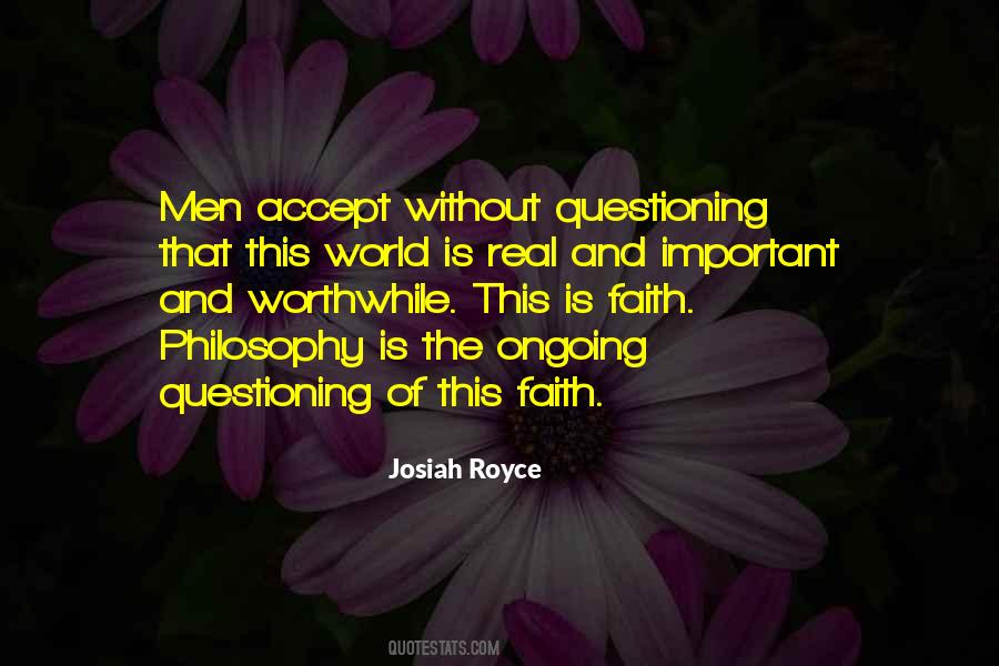Quotes About Questioning Faith #1573668