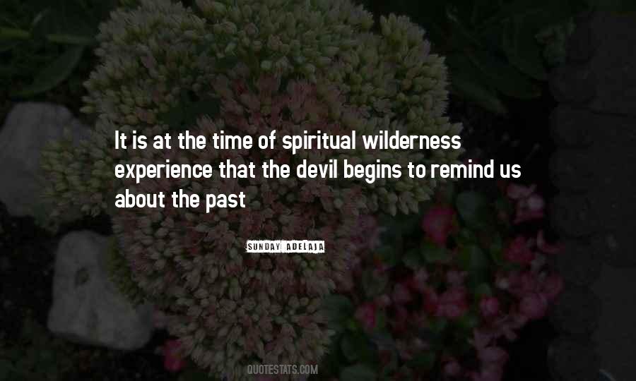 Spiritual Wilderness Quotes #1817661
