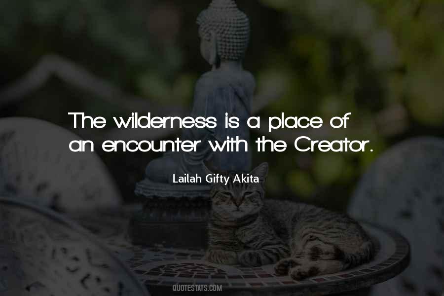 Spiritual Wilderness Quotes #257333