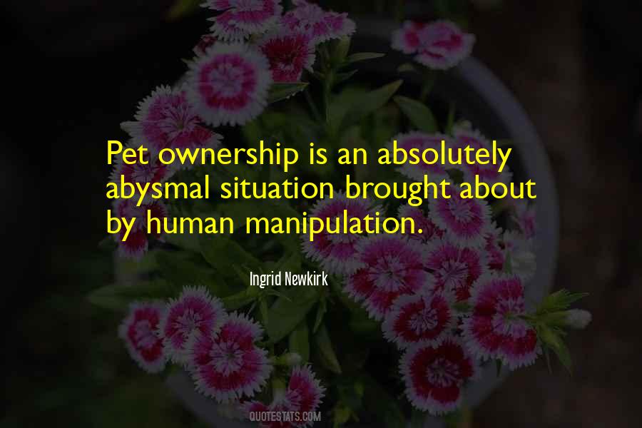 Quotes About Pet Ownership #576279