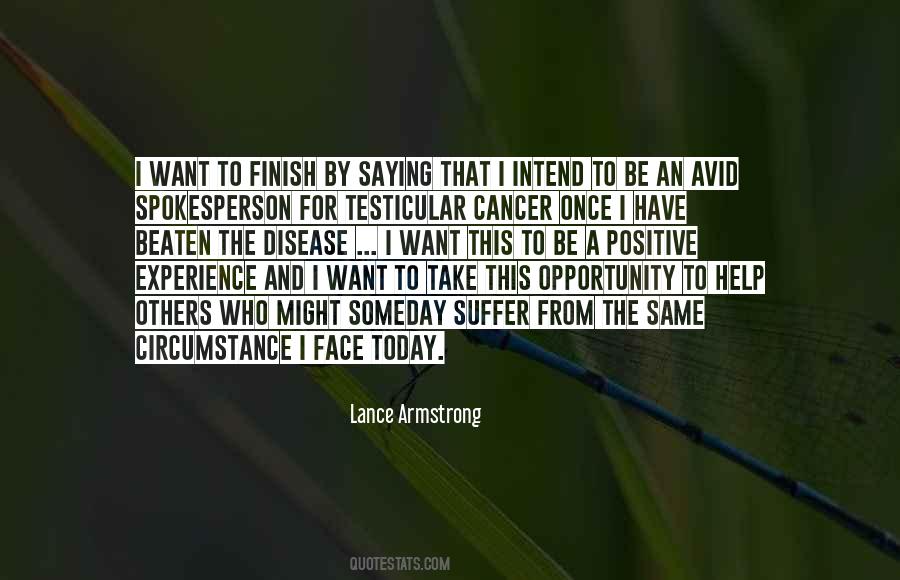 Quotes About Testicular Cancer #1192814