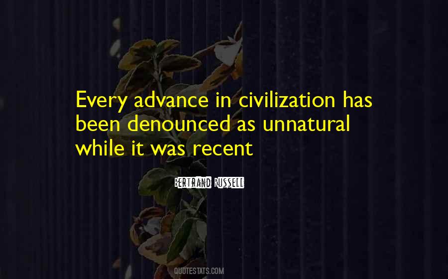 Civilization Vs Nature Quotes #216418