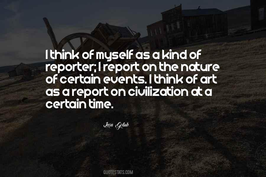 Civilization Vs Nature Quotes #256465