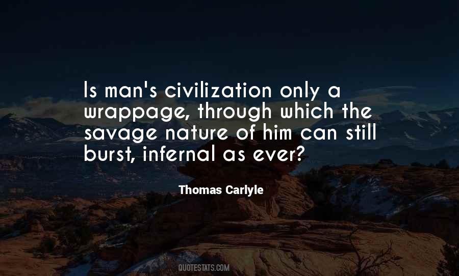 Civilization Vs Nature Quotes #352195