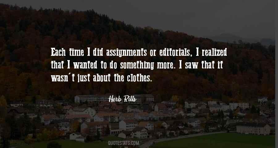 Quotes About Assignments #1542230