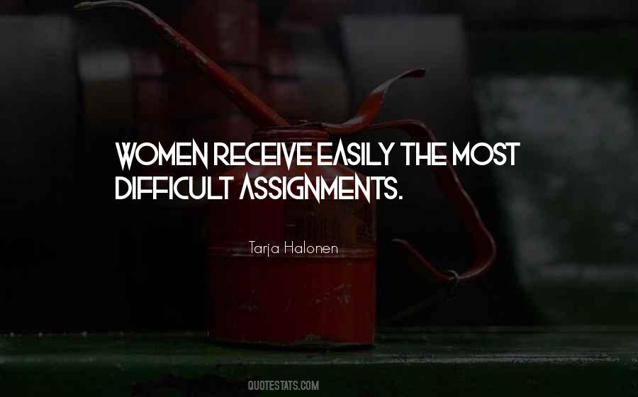 Quotes About Assignments #1611508
