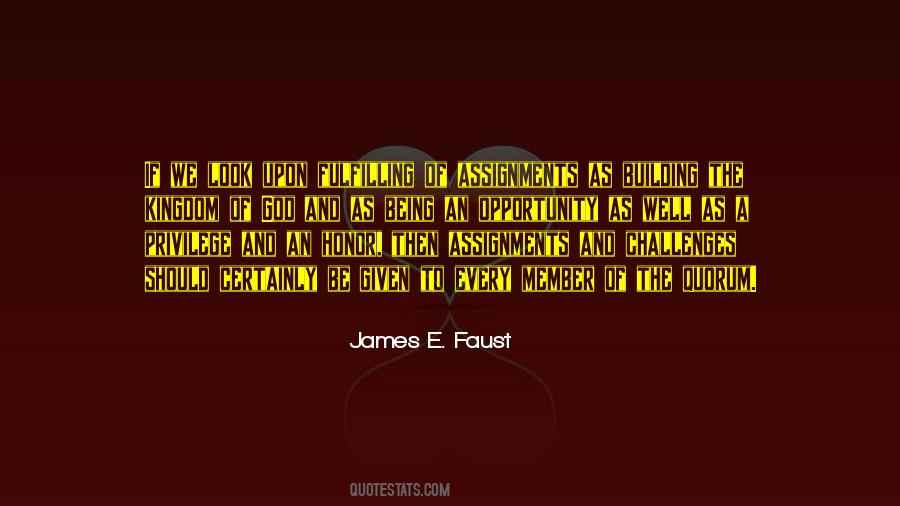 Quotes About Assignments #627935