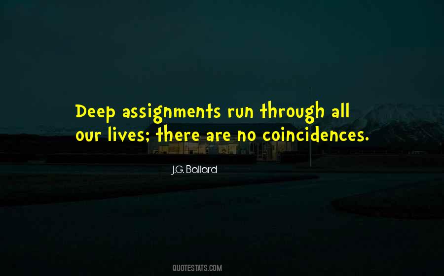 Quotes About Assignments #819481