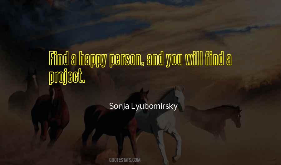 Quotes About Happy Person #26813