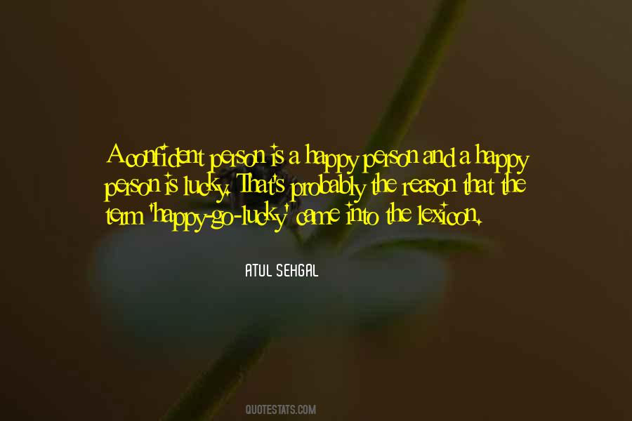 Quotes About Happy Person #91257