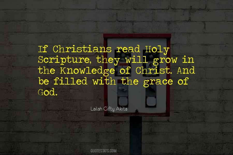 Knowledge Of The Holy Quotes #1017528