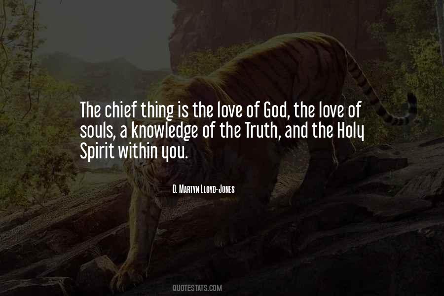 Knowledge Of The Holy Quotes #1220901