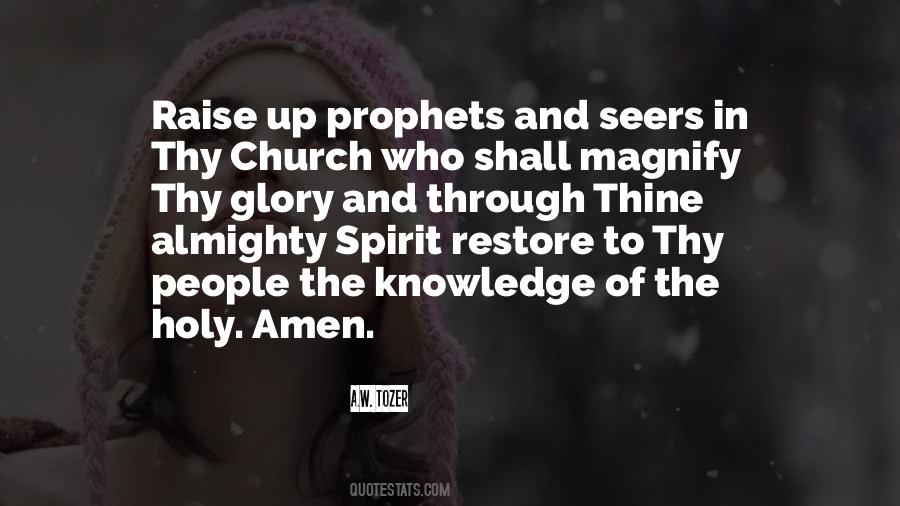 Knowledge Of The Holy Quotes #1378623