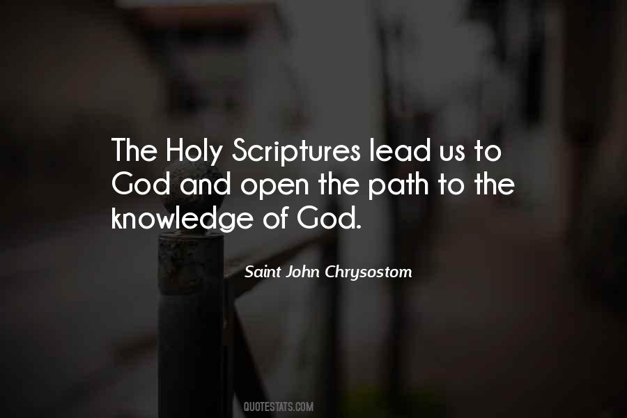 Knowledge Of The Holy Quotes #1671409