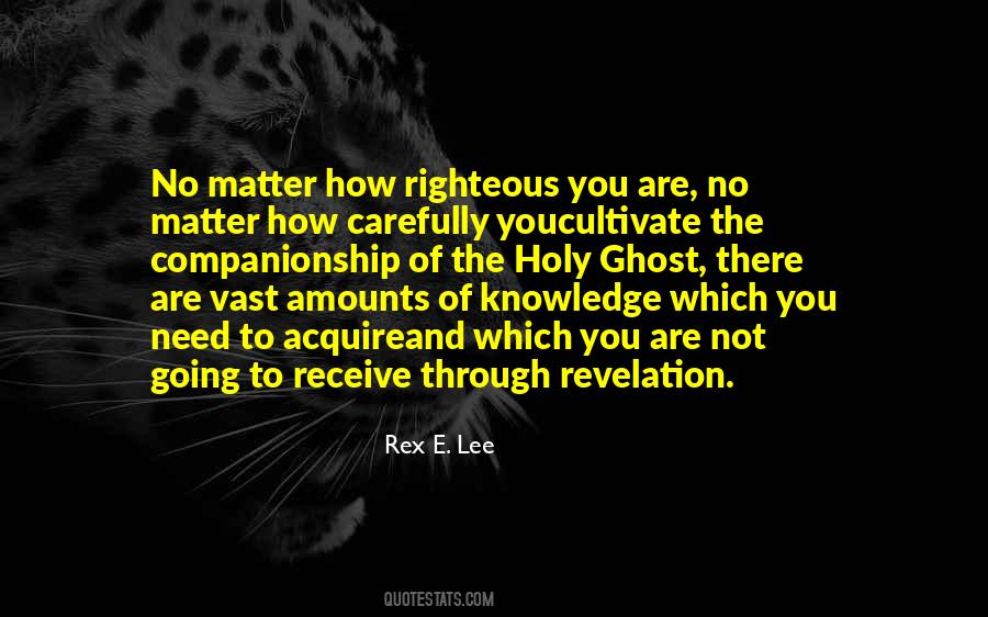 Knowledge Of The Holy Quotes #447964