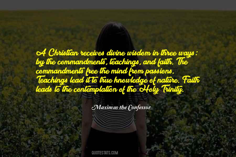 Knowledge Of The Holy Quotes #897728