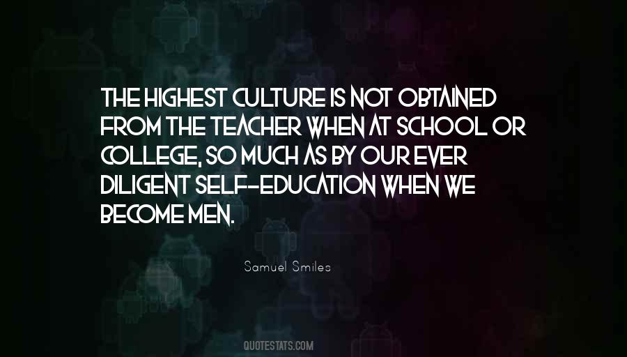 Quotes About School Culture #965189