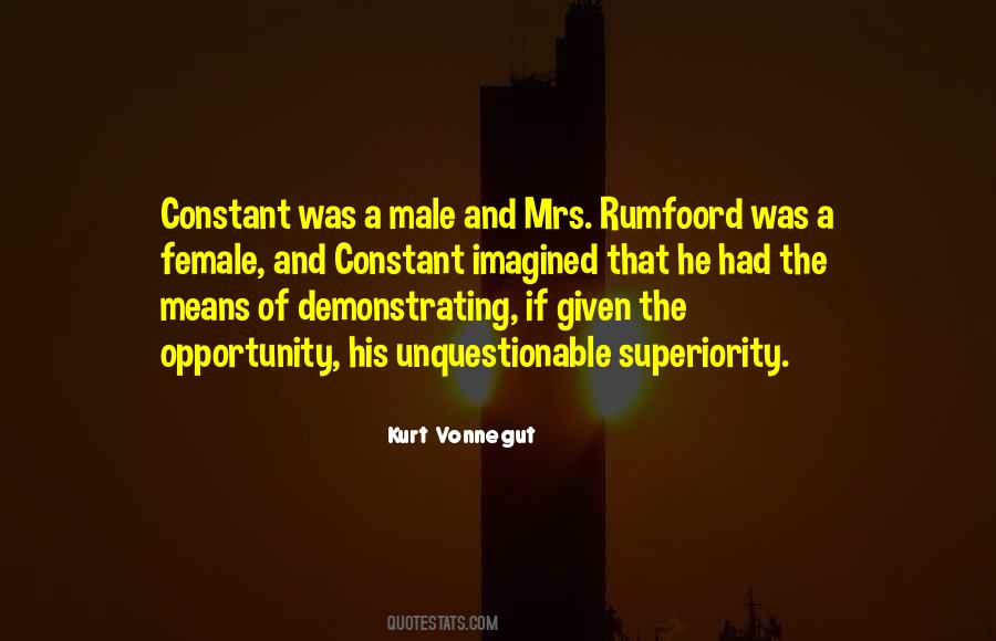 Quotes About Male Superiority #479783