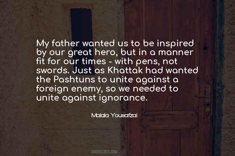 Father Is A Hero Quotes #774478