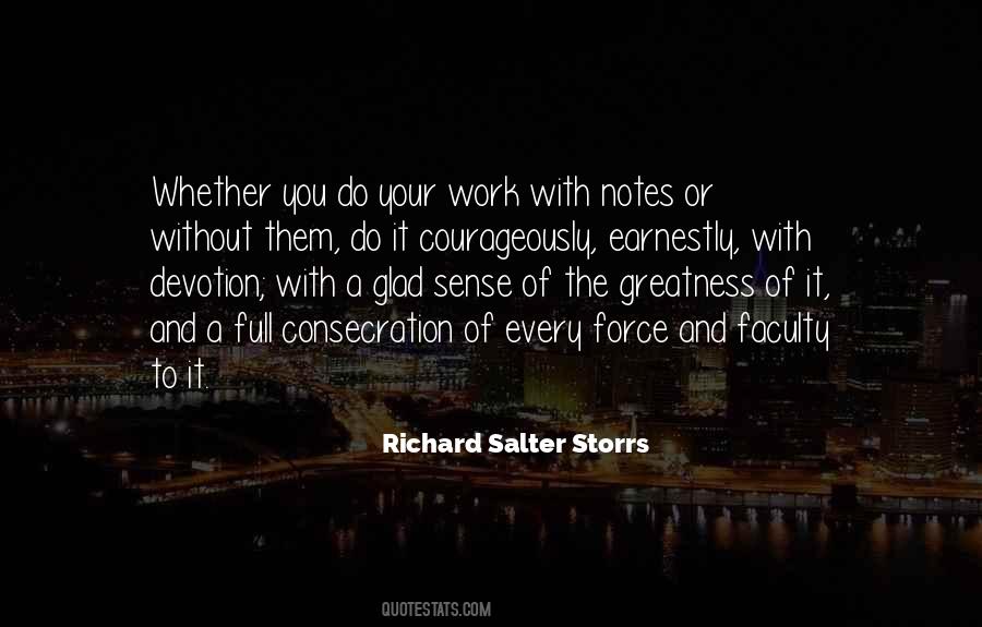 Quotes About Devotion To Work #893469