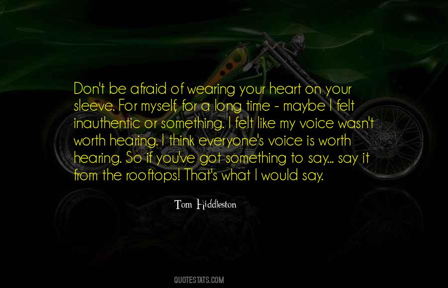 Quotes About Hearing Your Voice #148315