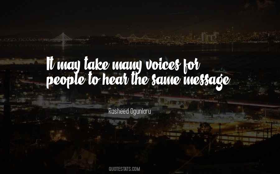 Quotes About Hearing Your Voice #545174