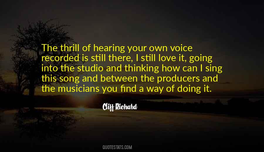 Quotes About Hearing Your Voice #550819