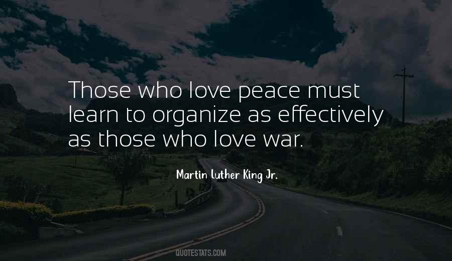 Quotes About Love Peace #1434543