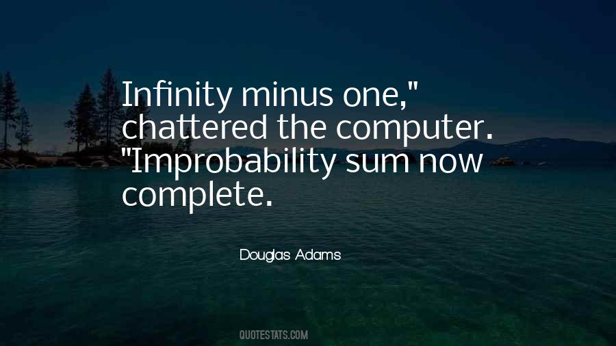 Infinity One Quotes #1035859