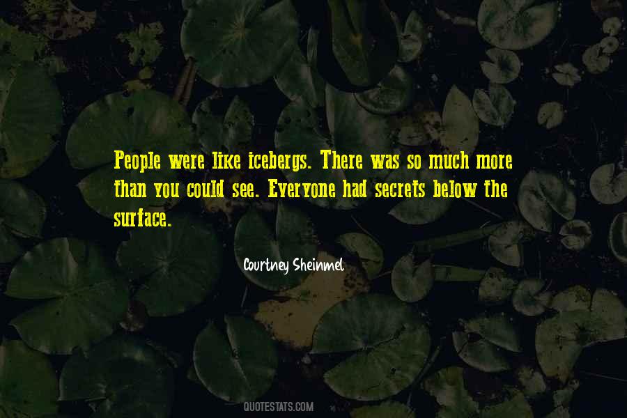 Quotes About Icebergs #566416