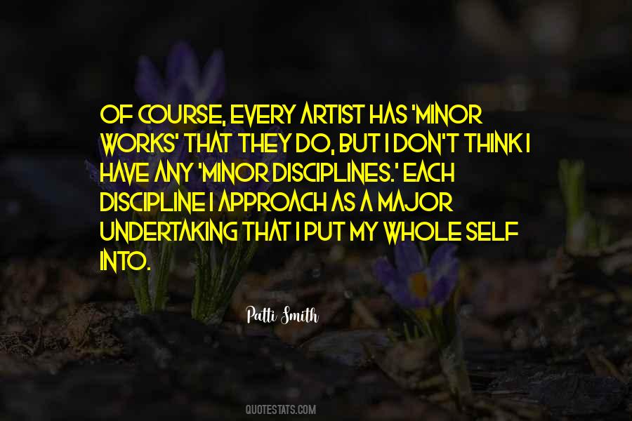 Quotes About Disciplines #1641234