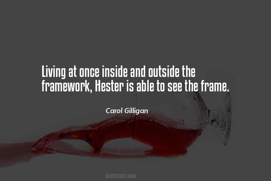 Quotes About Framework #966383