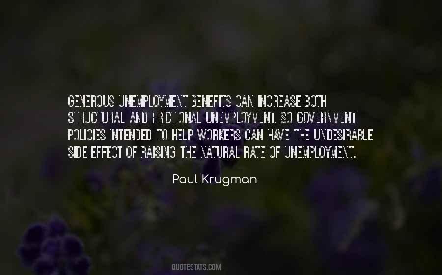 Quotes About Unemployment Benefits #1043772