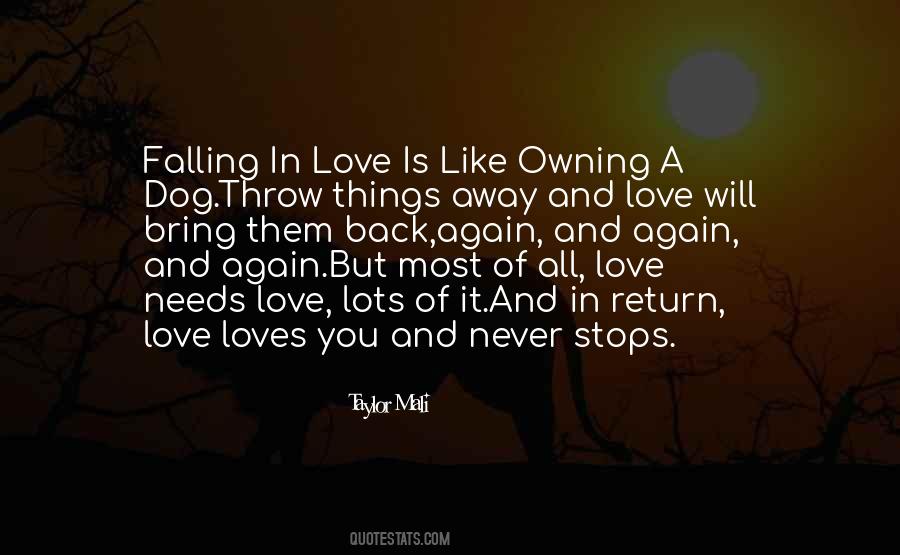 Quotes About Falling In Love Again #1045278